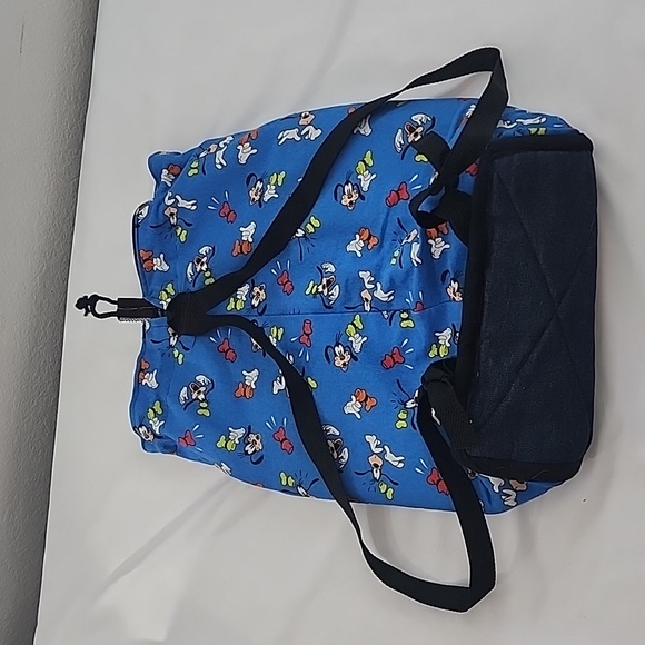 Handmade Hand Crafted Fabric Large Disney Goofy Drawstring  Backpack - Picture 6 of 16
